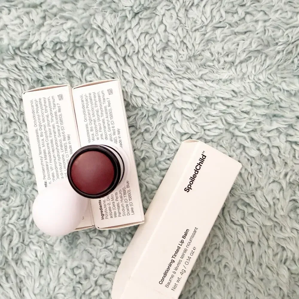 SPOILEDCHILD | Conditioning Tinted Lip Balm Plum 4g New in Box | Set of 3